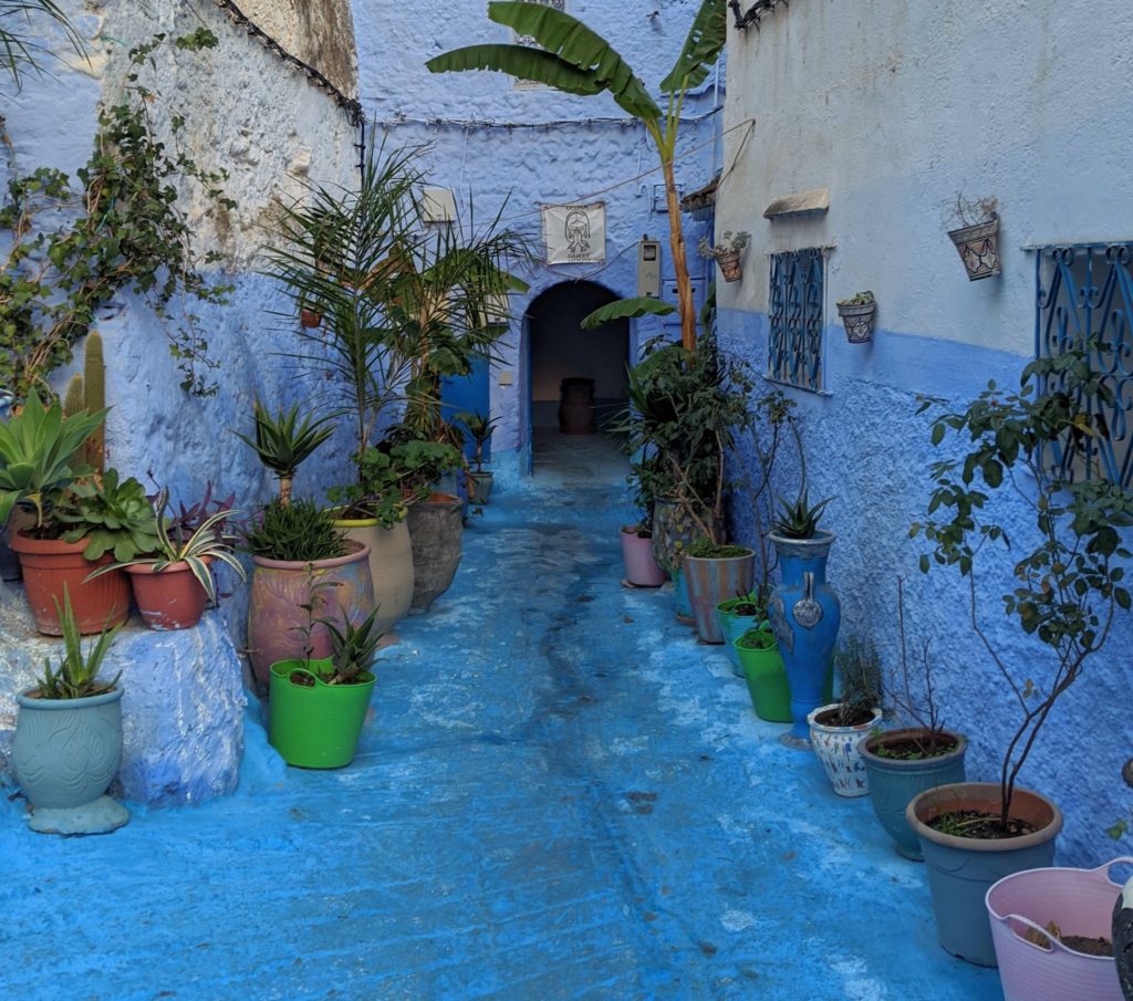 The entrance of Usha guest house